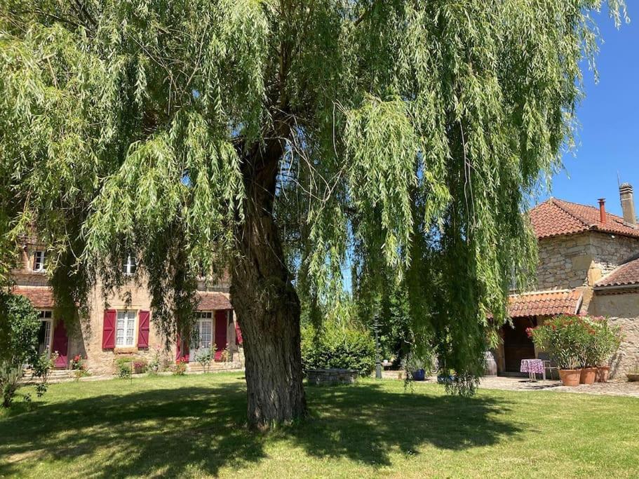Vakantiehuis La Poire, Op Landgoed Aan De Dordogne Prudhomat Exteriör bild