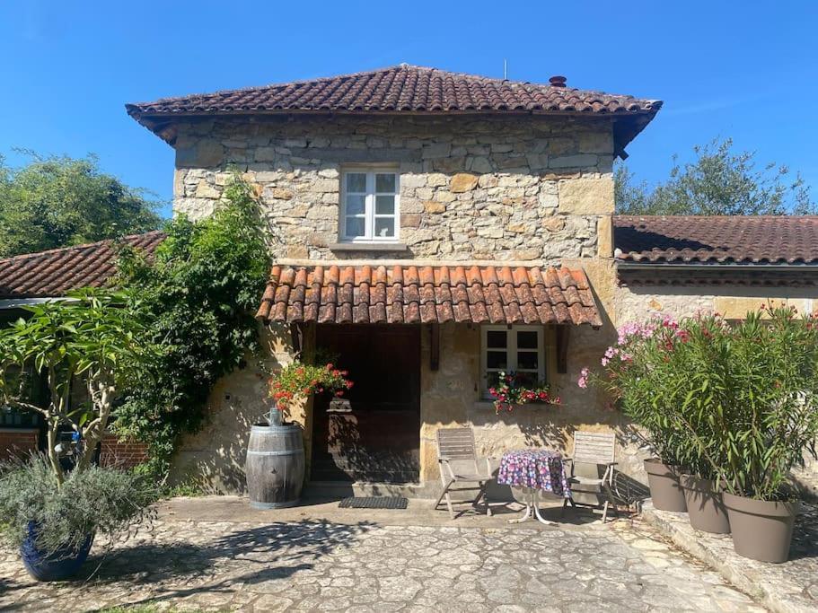 Vakantiehuis La Poire, Op Landgoed Aan De Dordogne Prudhomat Exteriör bild