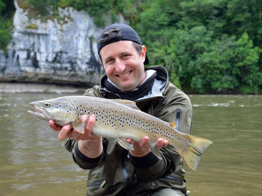 Vakantiehuis La Poire, Op Landgoed Aan De Dordogne Prudhomat Exteriör bild