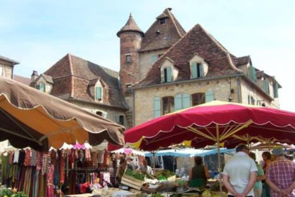 Vakantiehuis La Poire, Op Landgoed Aan De Dordogne Prudhomat Exteriör bild