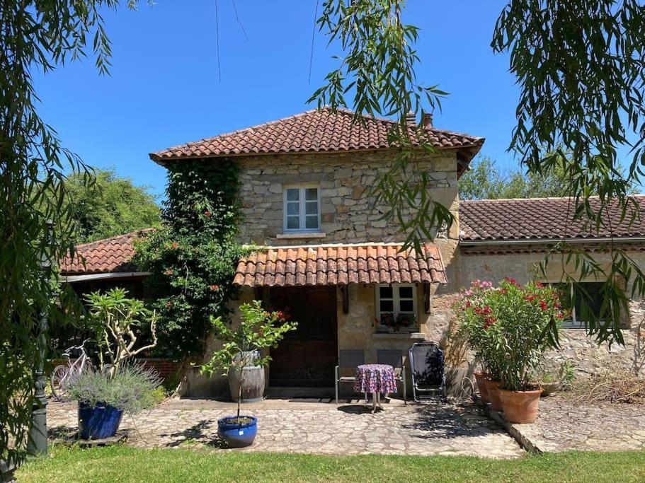 Vakantiehuis La Poire, Op Landgoed Aan De Dordogne Prudhomat Exteriör bild